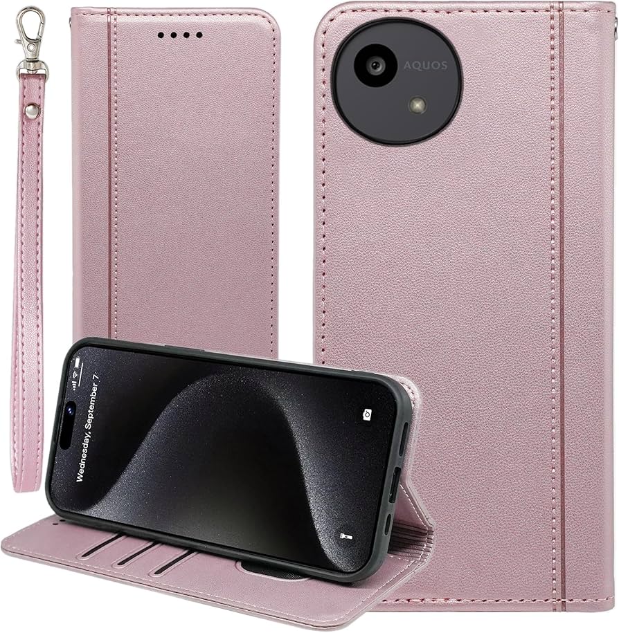 Amazon.co.jp: AQUOS wish5 ケース 手帳型 通用 ウィッシュ5