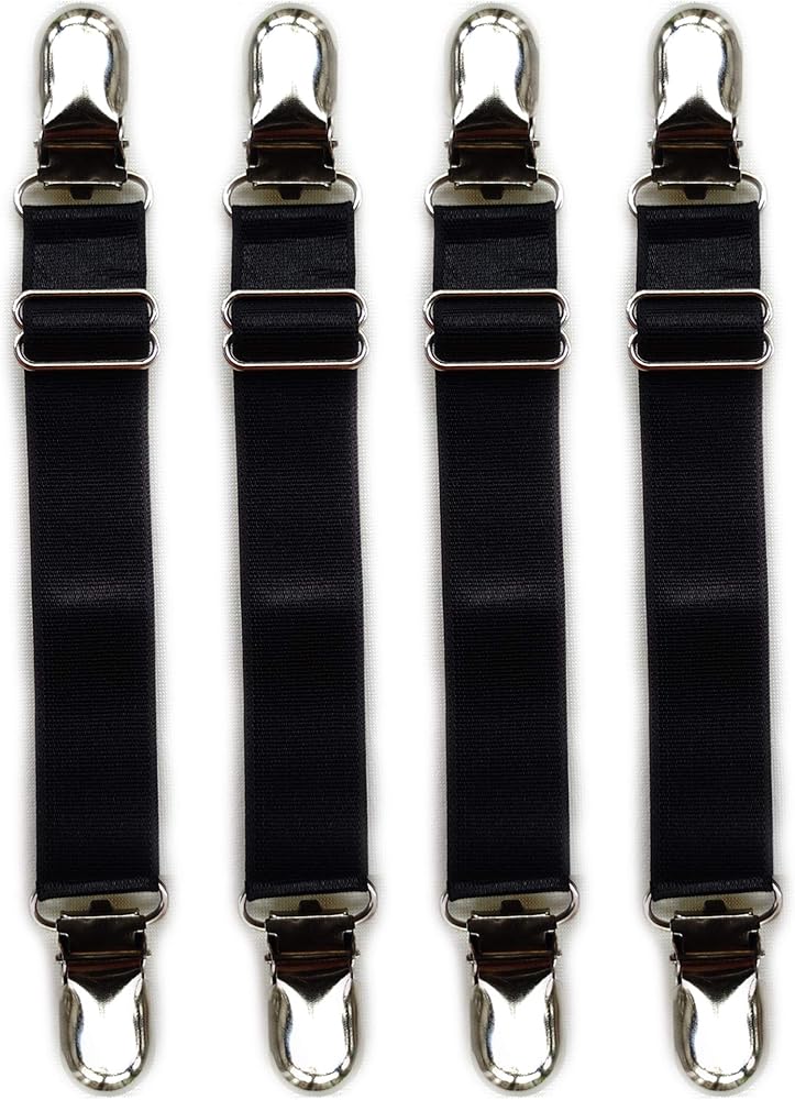 Amazon.com: Stocking Clip Garter Adjustable Elastic Belt Two-Way