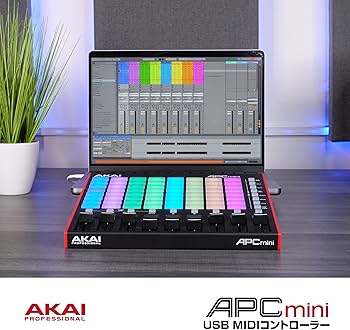 Amazon.co.jp: Akai Professional USB MIDIコントローラー 64個のRGB