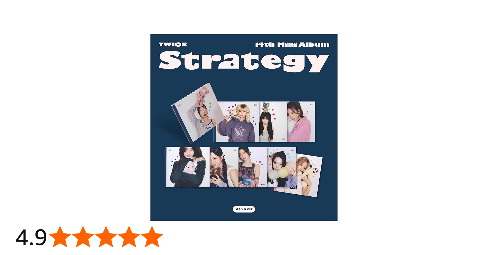 Amazon.co.jp: TWICE 14th Mini [STRATEGY (Step4 ver.)]（韓国盤