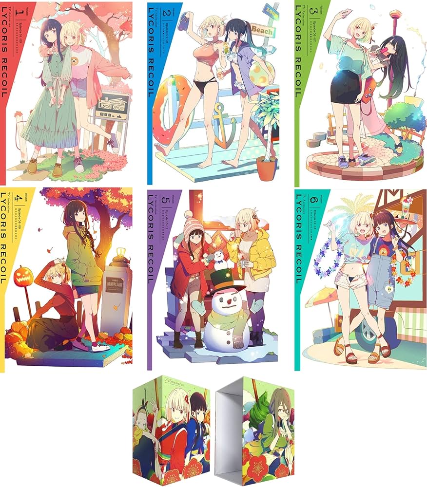 Amazon.co.jp | リコリス・リコイル 完全生産限定版 ブルーレイ 全6巻