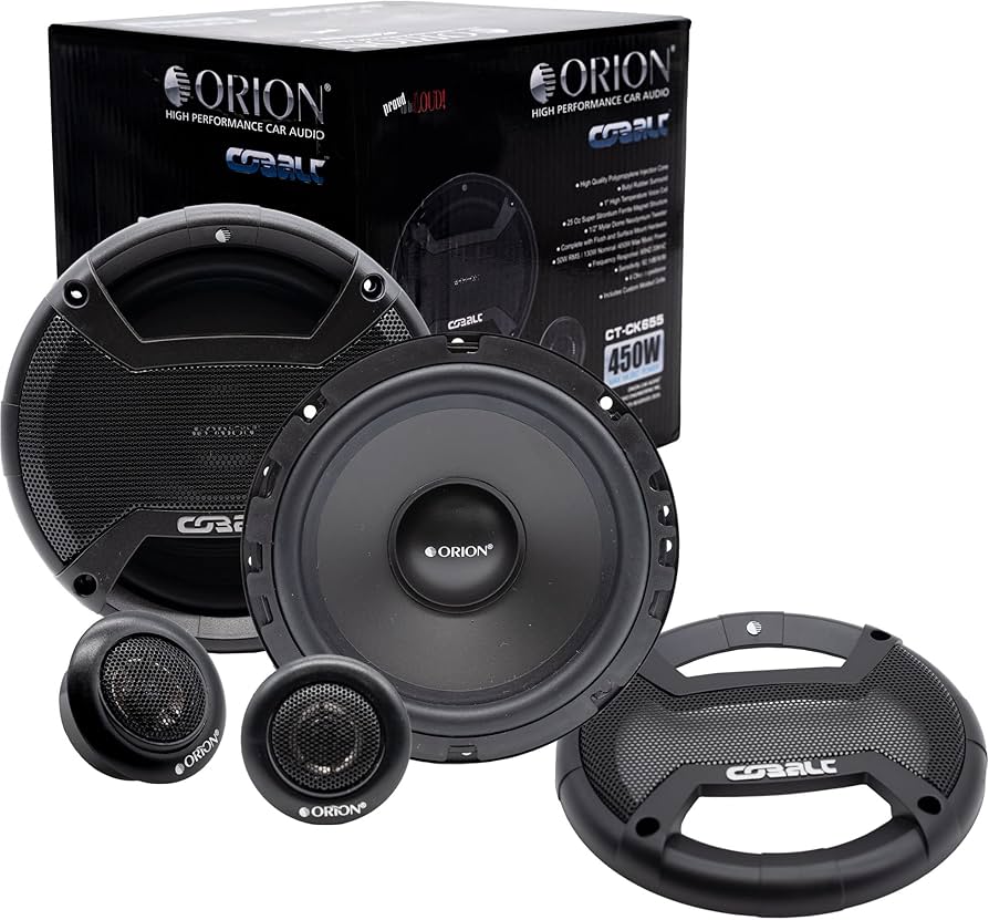 Amazon.com: ORION Cobalt CT-CK655 6.5” 4 OHM 2-Way Car Speaker