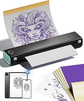 Amazon.co.jp: Itari M08F tattoo printer タトゥー用紙10枚付属