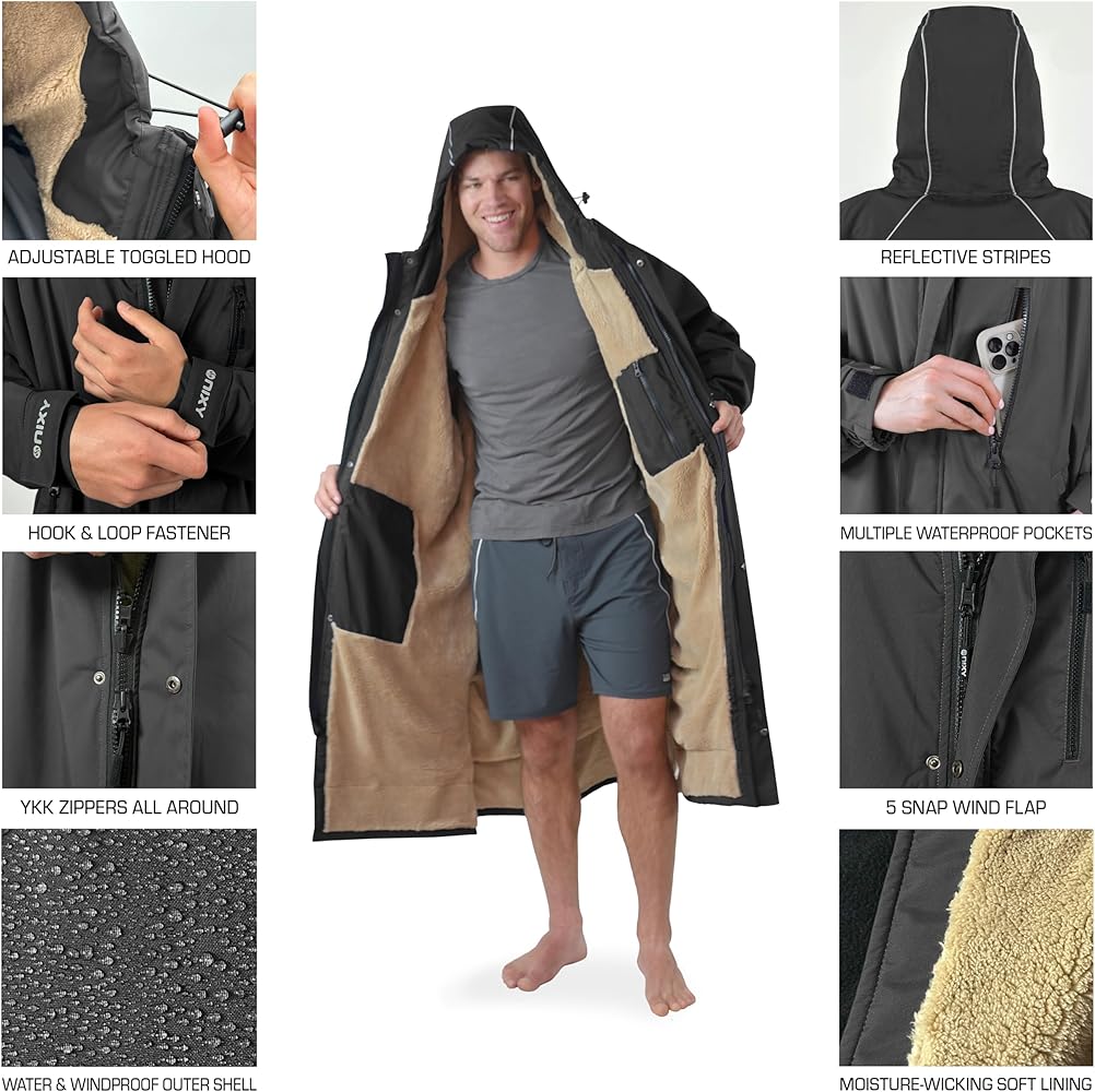 NIXY Oversize Changing Parka - Unisex, 100% Recycled Premium