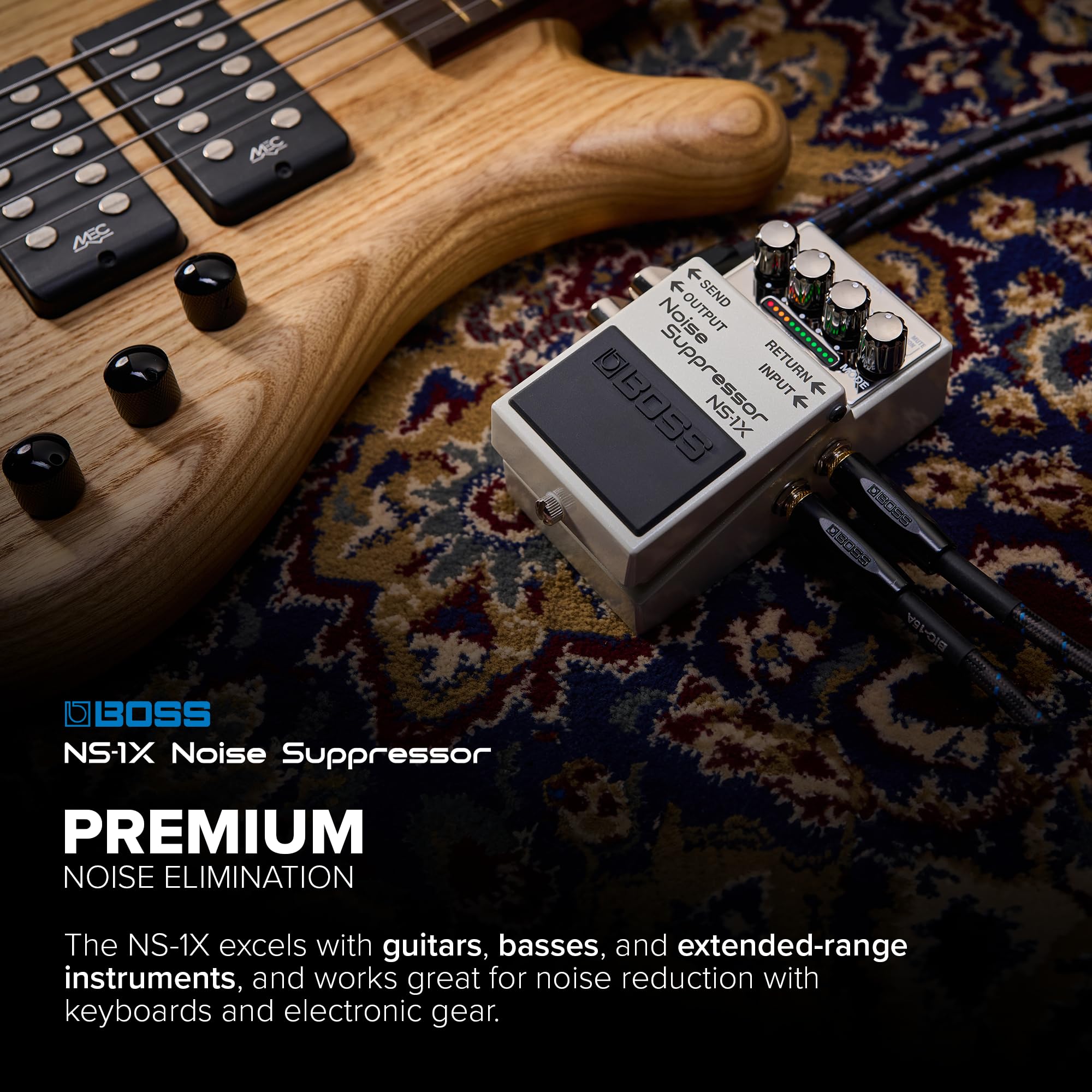 Amazon.com: BOSS NS-1X Noise Suppressor | Next-Generation Noise