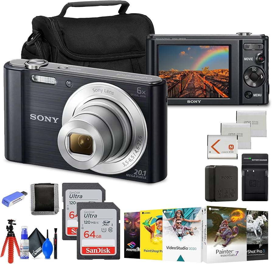 Amazon.com: Sony Cyber-Shot DSC-W810 Digital Camera (Black) (DSC