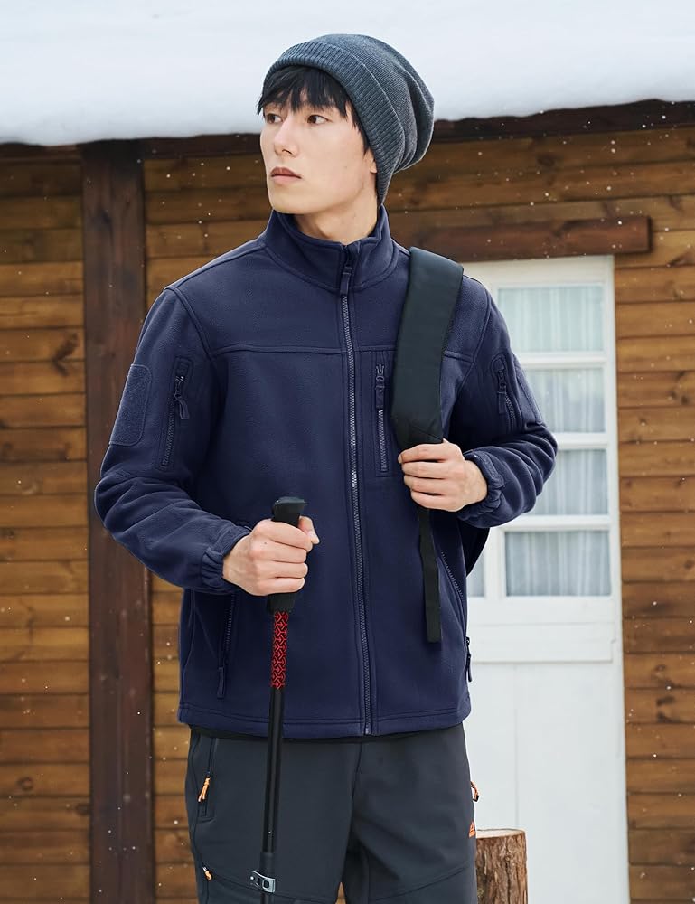 Amazon | [KEFITEVD] 防寒ジャケット メンズ ミリタリー フリース