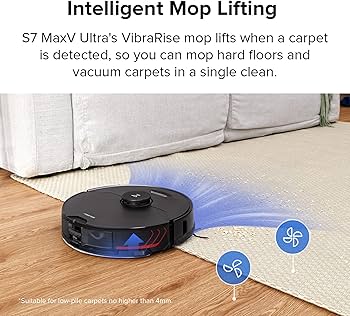Amazon.com: roborock S7 MaxV Ultra Robot Vacuum and Mop, Auto Mop