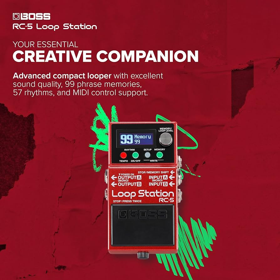 Amazon.com: BOSS RC-5 Loop Station | Advanced Looping Features in