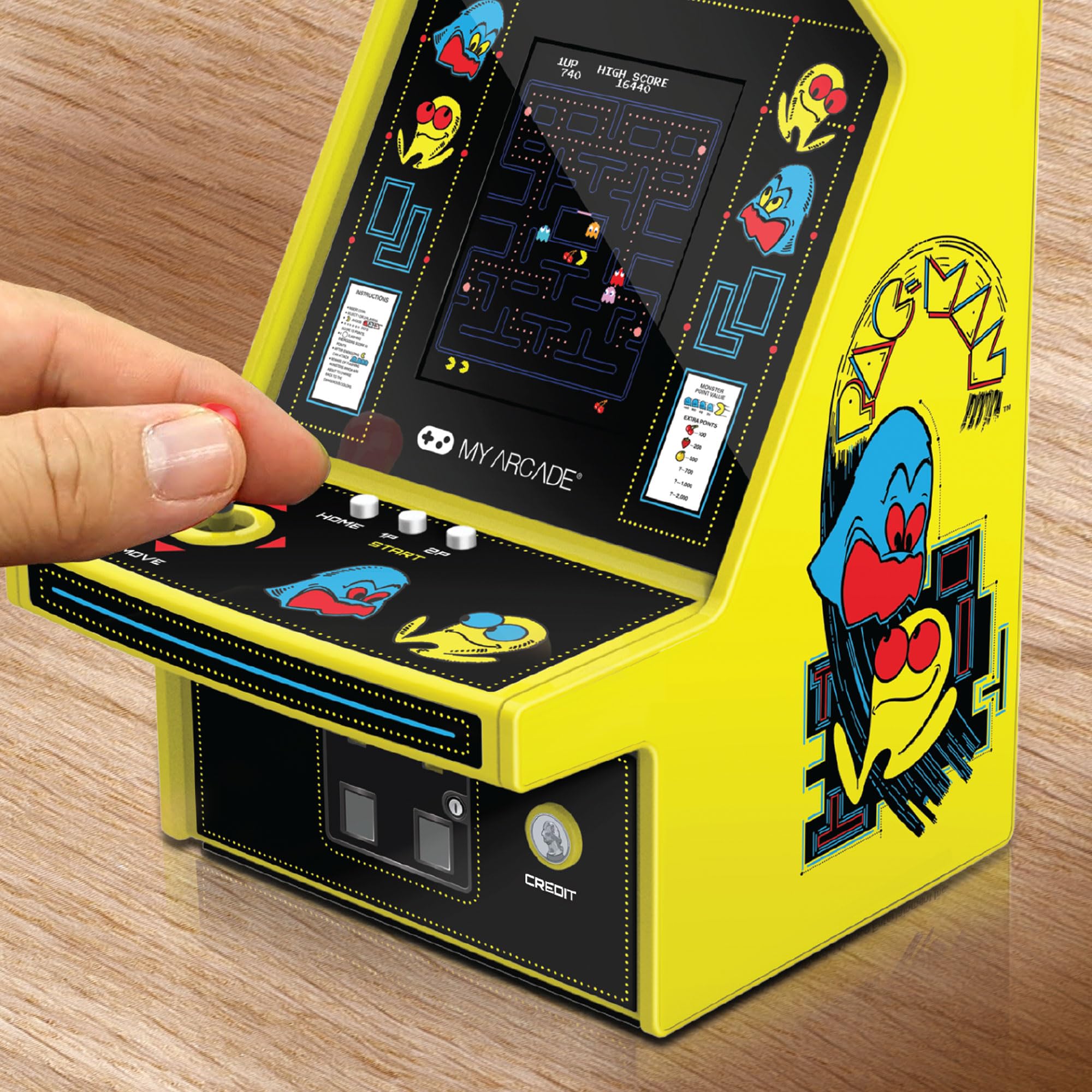 Amazon.co.jp: My Arcade Pac-Man マイクロプレイヤープロ 6.75インチ