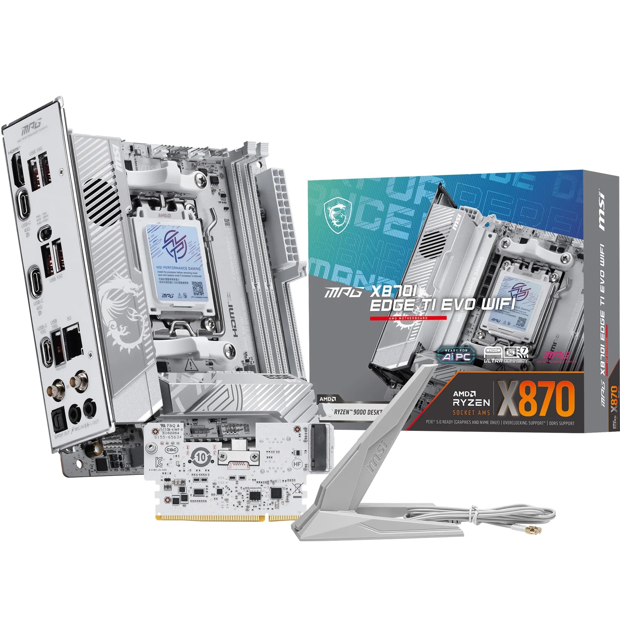 Amazon.com: MSI MPG X870I Edge TI EVO WiFi Motherboard, ITX
