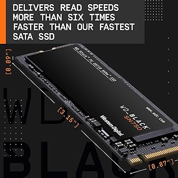 Amazon | WD 内蔵 SSD M.2 2280 / WD BLACK SN750 NVMe 1TB / ゲーム