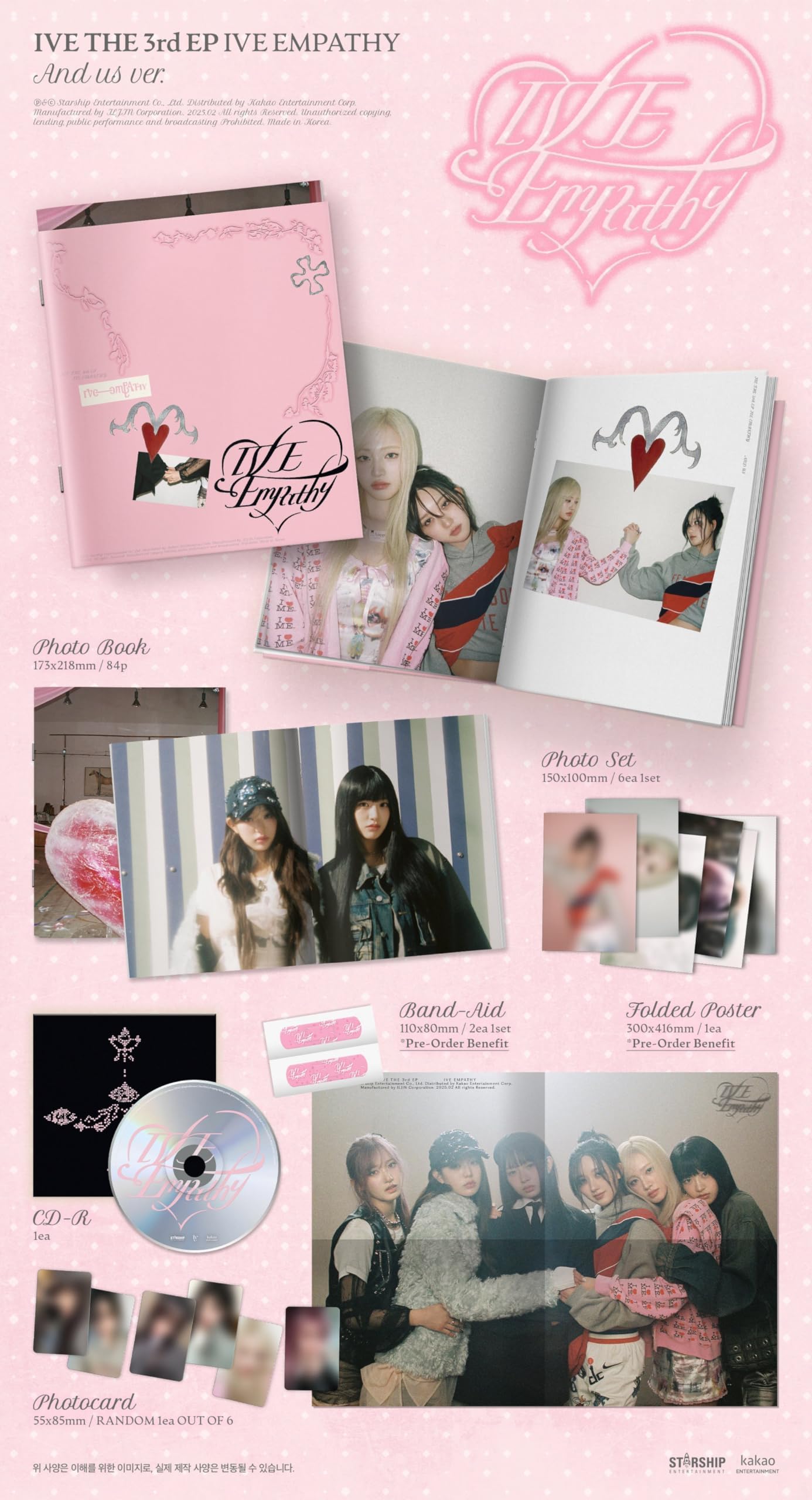 Amazon.co.jp: アイブ Ive Empathy 3rd EP アルバム [韓国盤] (4 ver