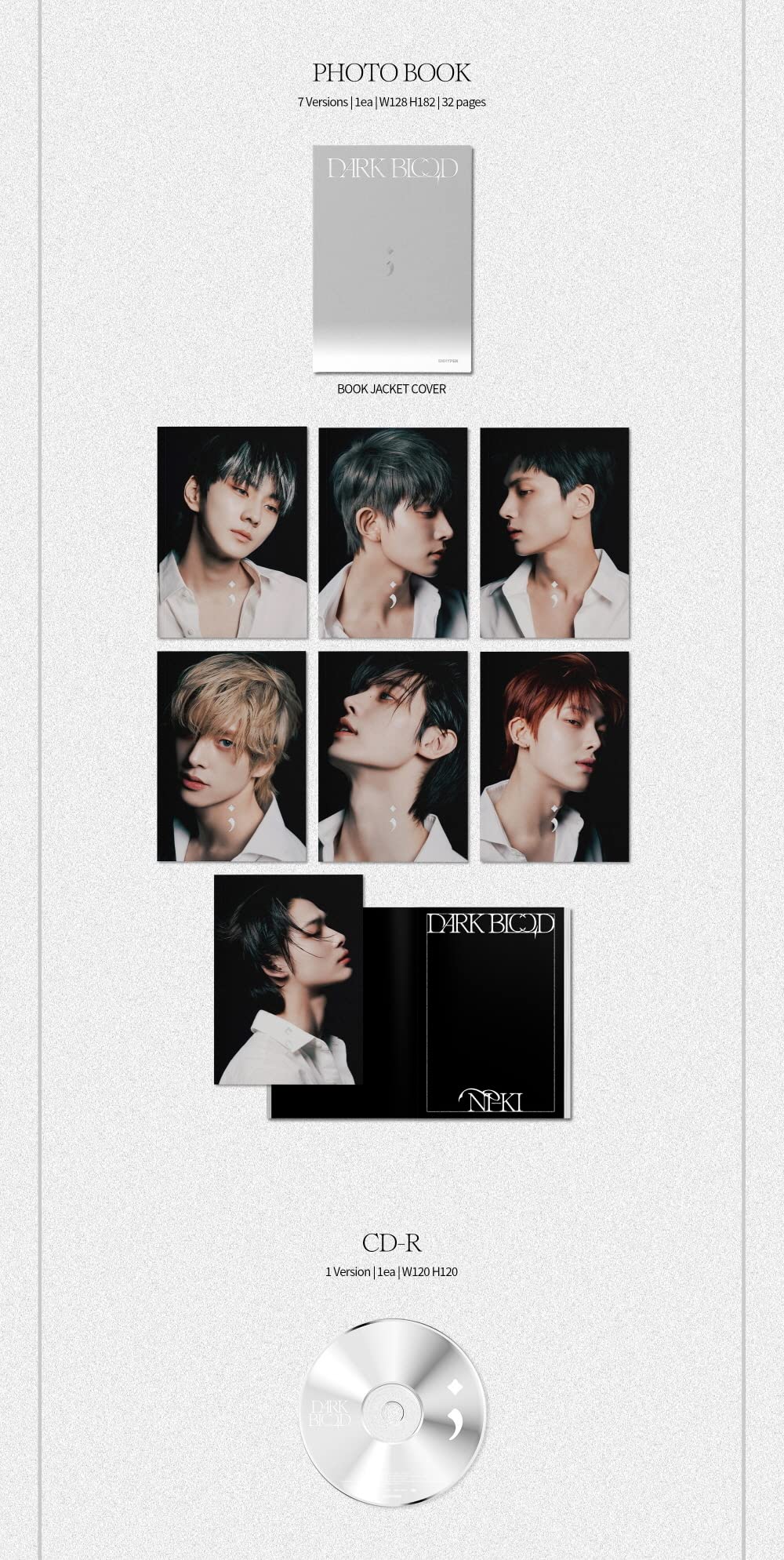 Amazon.co.jp: ENHYPEN - DARK BLOOD [ENGENE ver.] アルバム+ギフト