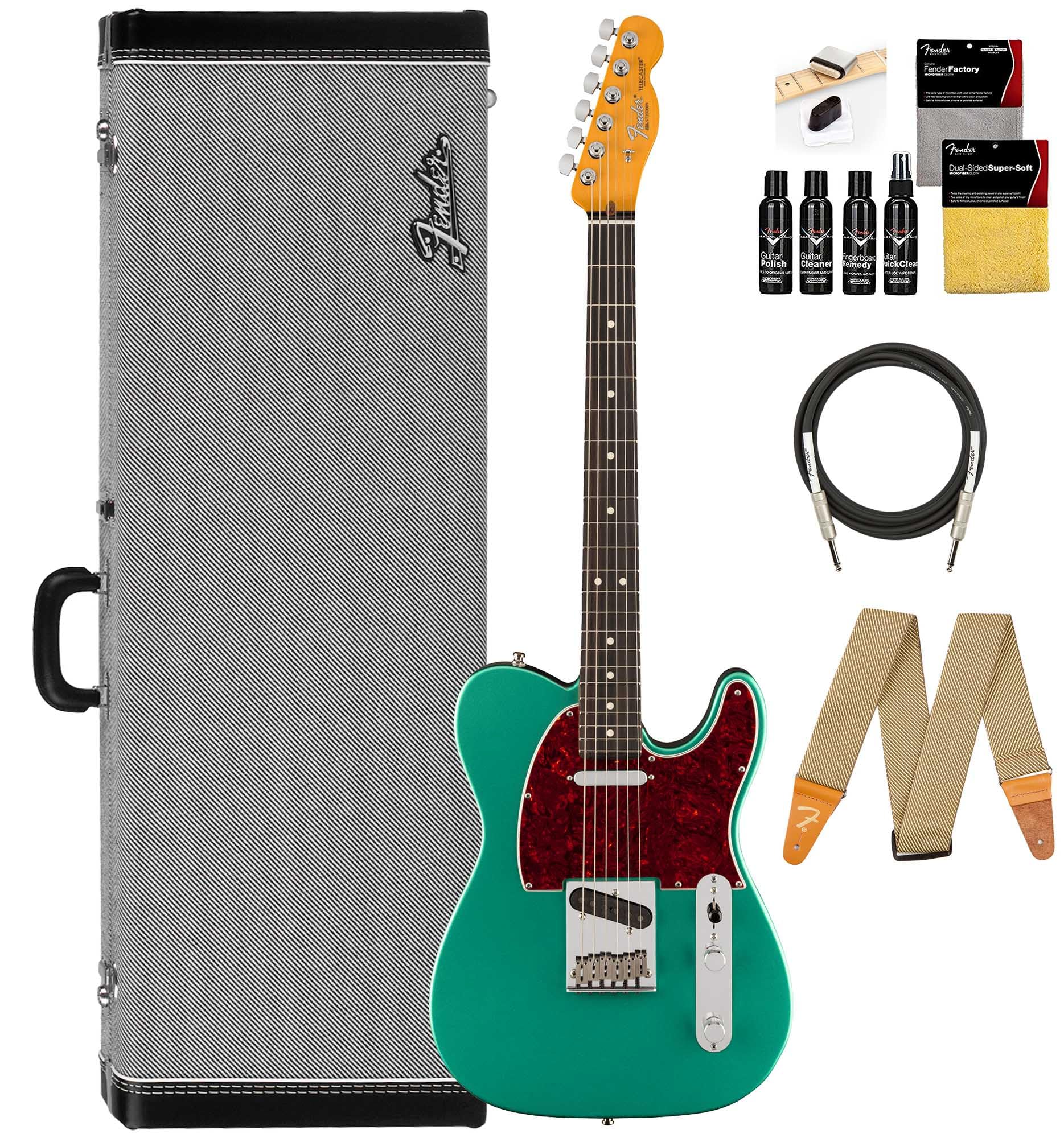 Amazon.com: Fender Susan Tedeschi Telecaster - Aged Caribbean Mist