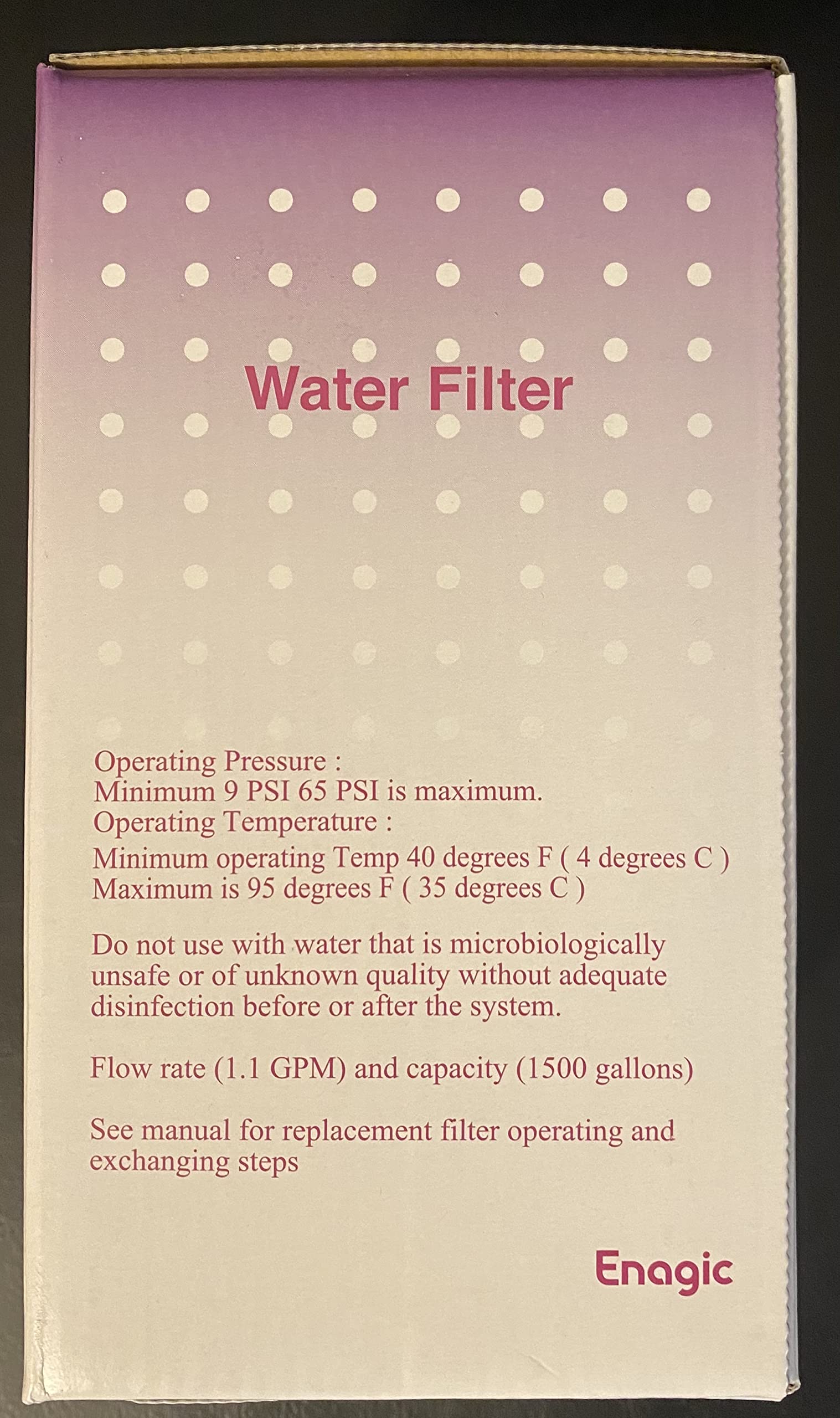 Amazon.com: ORIGINAL AUTHENTIC ENAGIC HG-N WATER FILTER FOR SD501