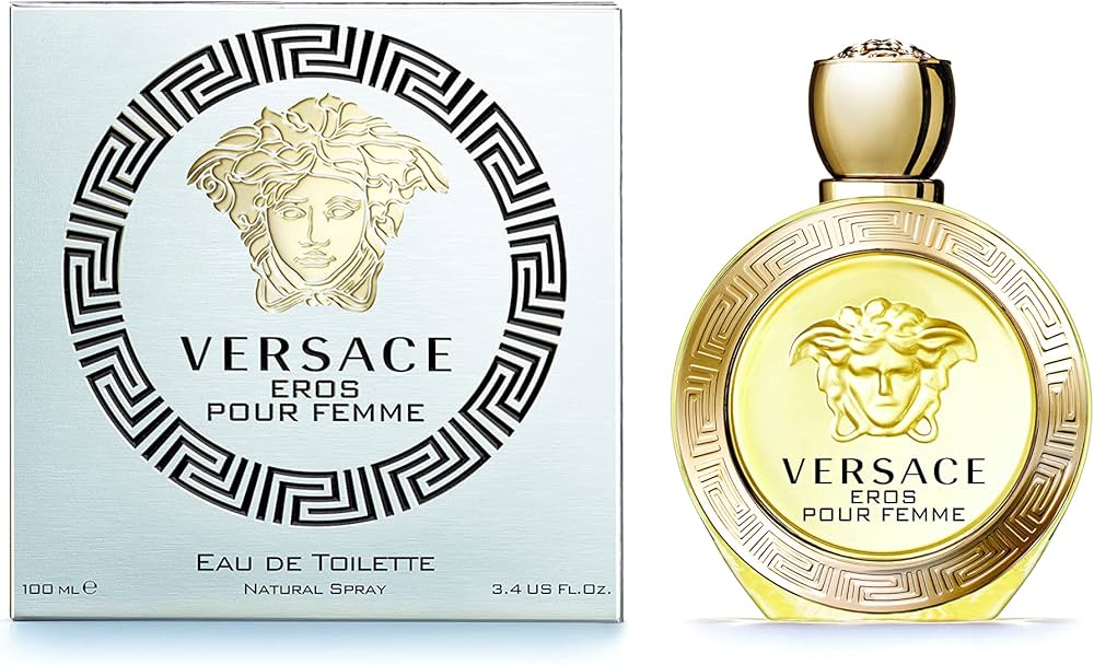 VERSACE Eros Eau de Toilette Spray for Women, 3.4 Ounce : Amazon