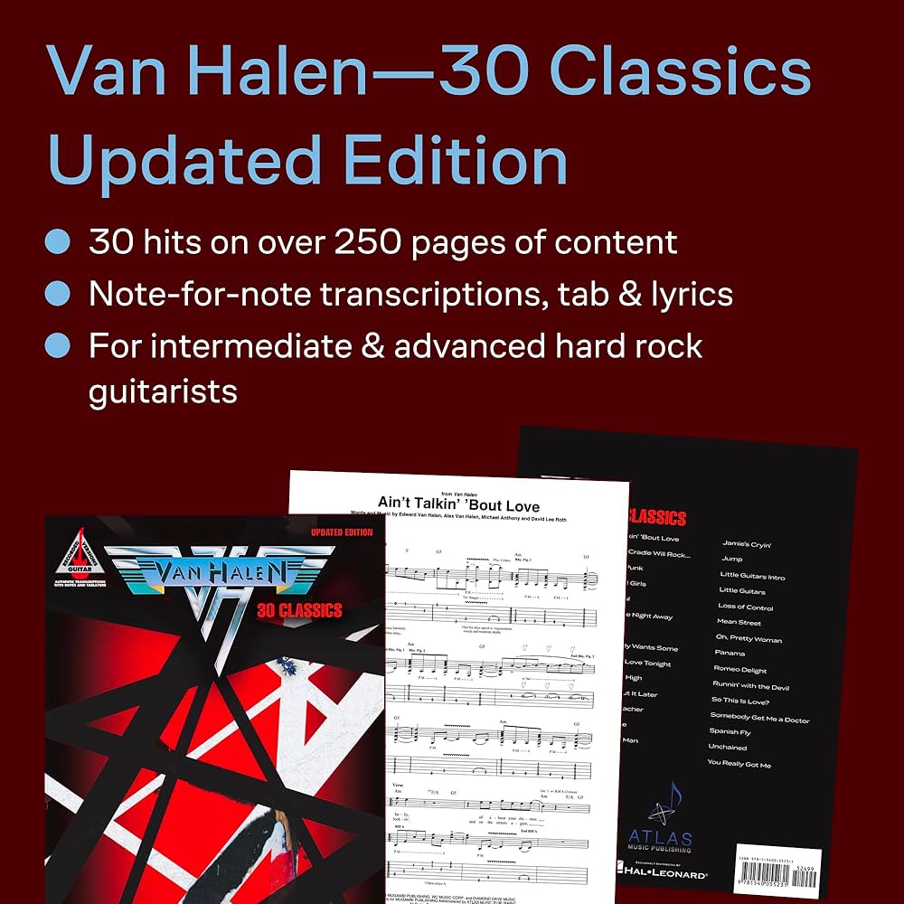 Amazon.com: Van Halen - 30 Classics | Updated Edition | Guitar