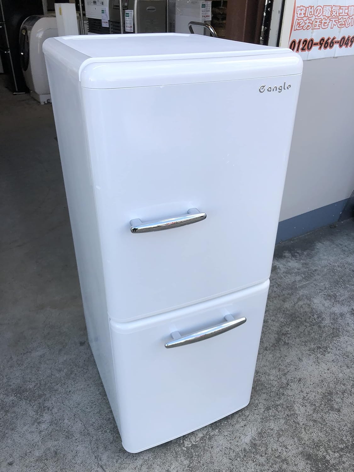 中古・送料込】e angle冷蔵庫 ANG-RE151-A1 2020年製 2020年製