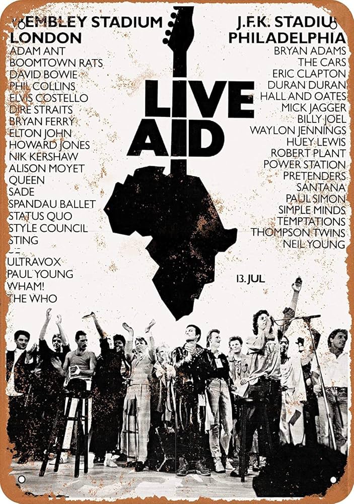 Amazon.co.jp: 【eiwa】ライヴエイド LIVE AID 1985年チャリティー