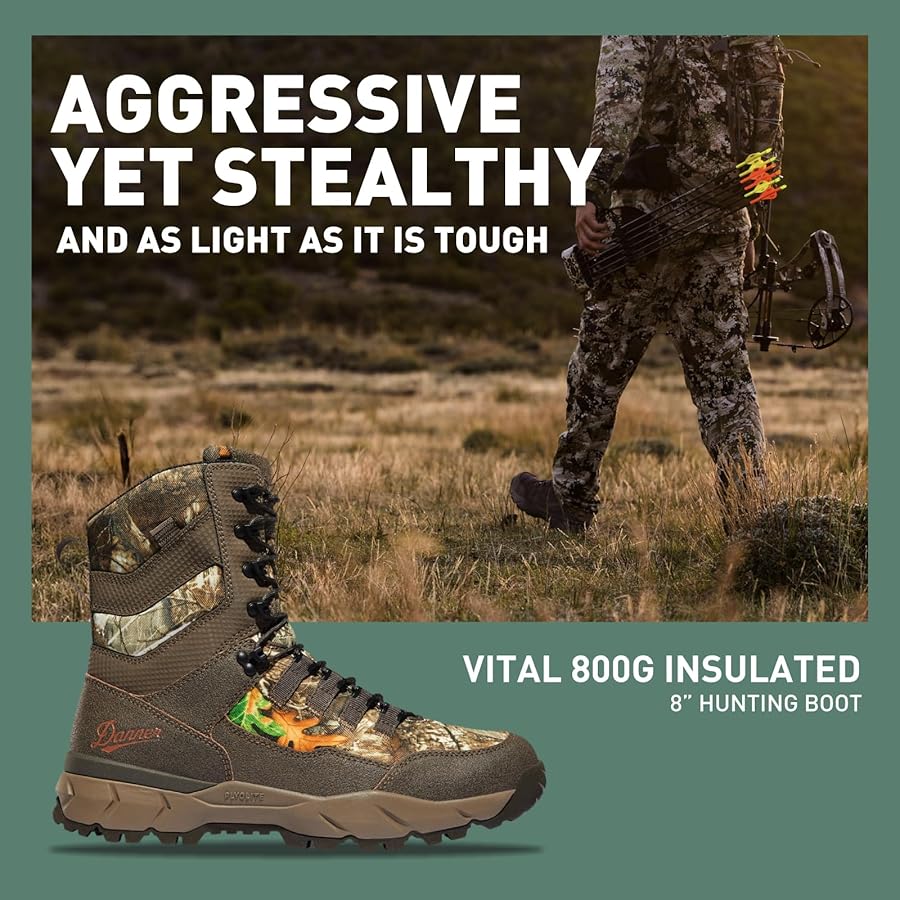 Amazon.com | Danner Vital Waterproof Hunting Boots for Men with