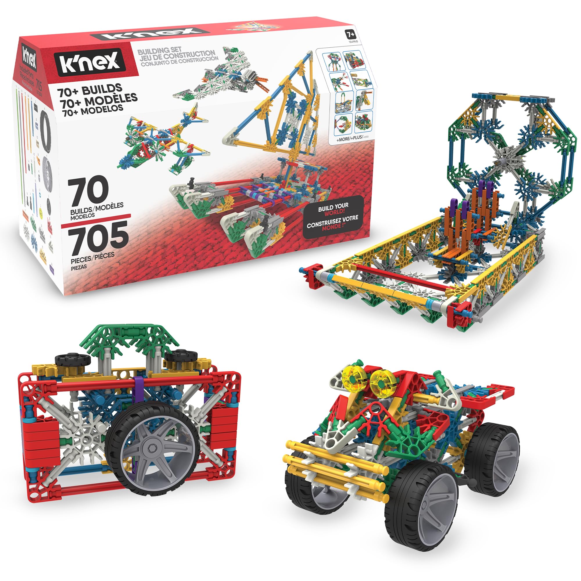Amazon.com: K'NEX - 70 Model Building Set‚ 705 Pieces, STEM