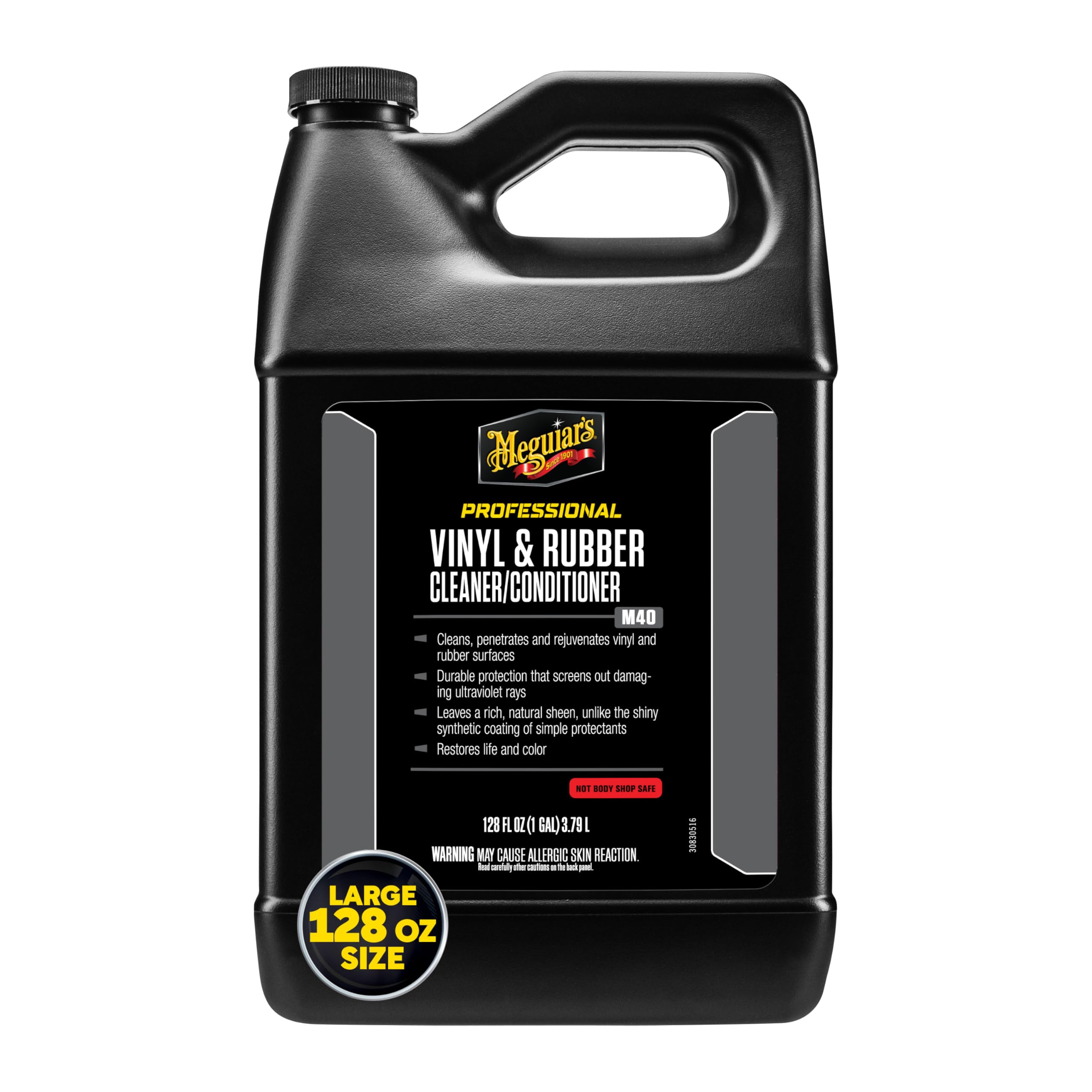 Amazon.com: Meguiar's M40 Mirror Glaze Vinyl & Rubber Cleaner