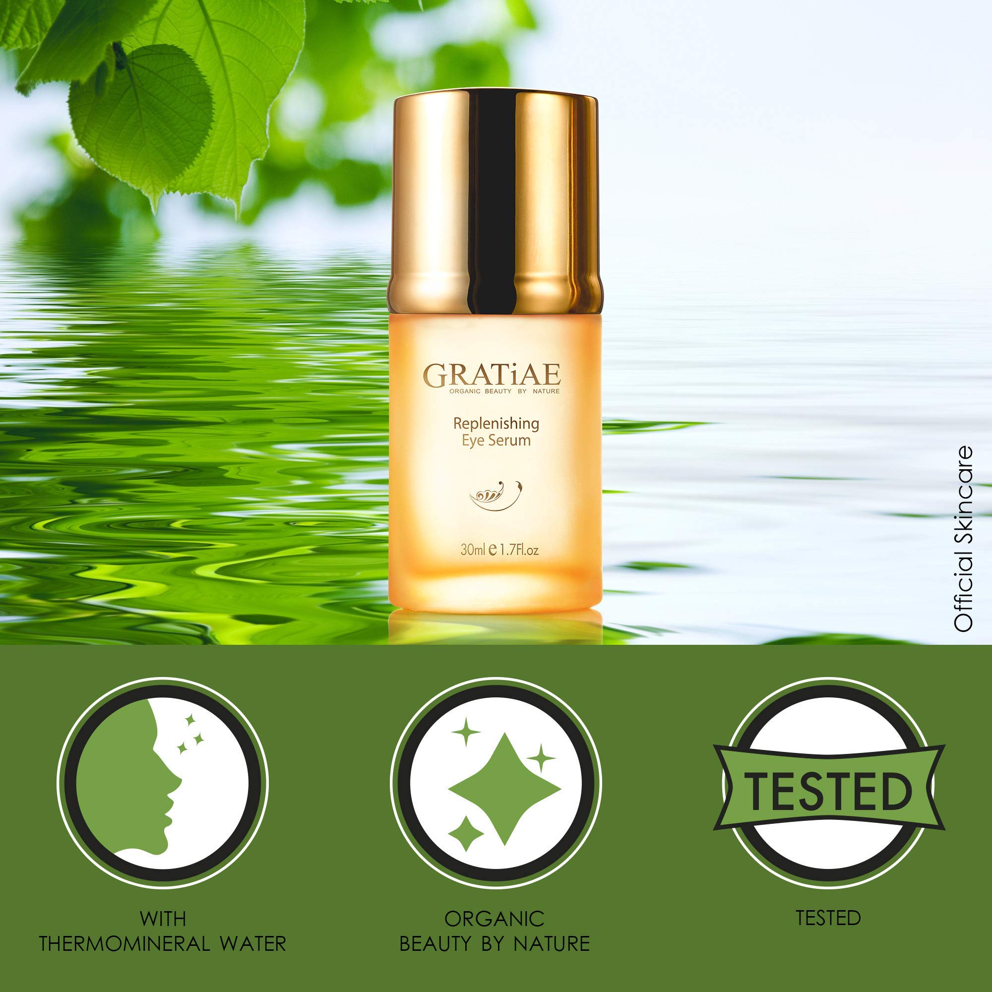 Amazon.com: Gratiae Organic Replenishing Eye Serum – Cosmetic Eye