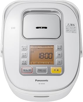 Amazon | パナソニック 5.5合 炊飯器 IH式 ホワイト SR-HB105-W