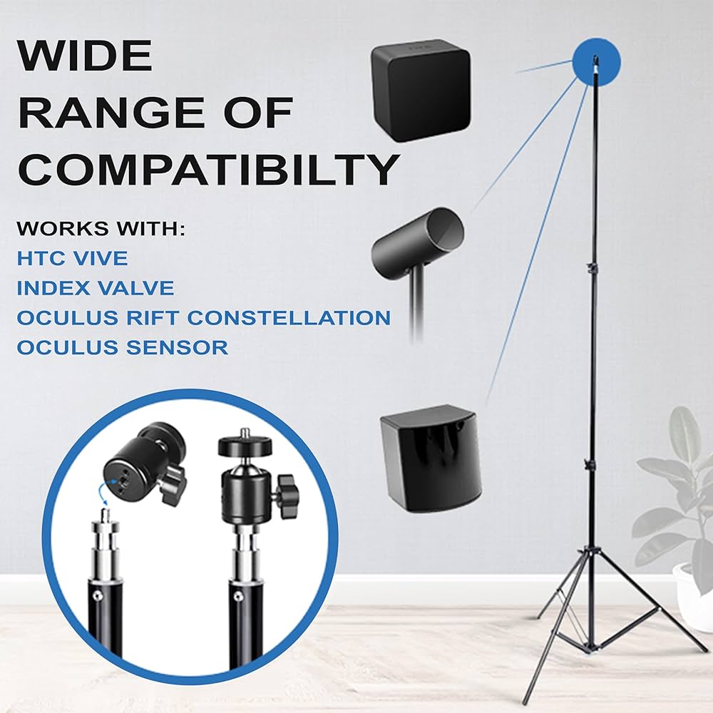 Amazon.com: Skywin VR Tripod Stand, Base Station Mount (2 Stands