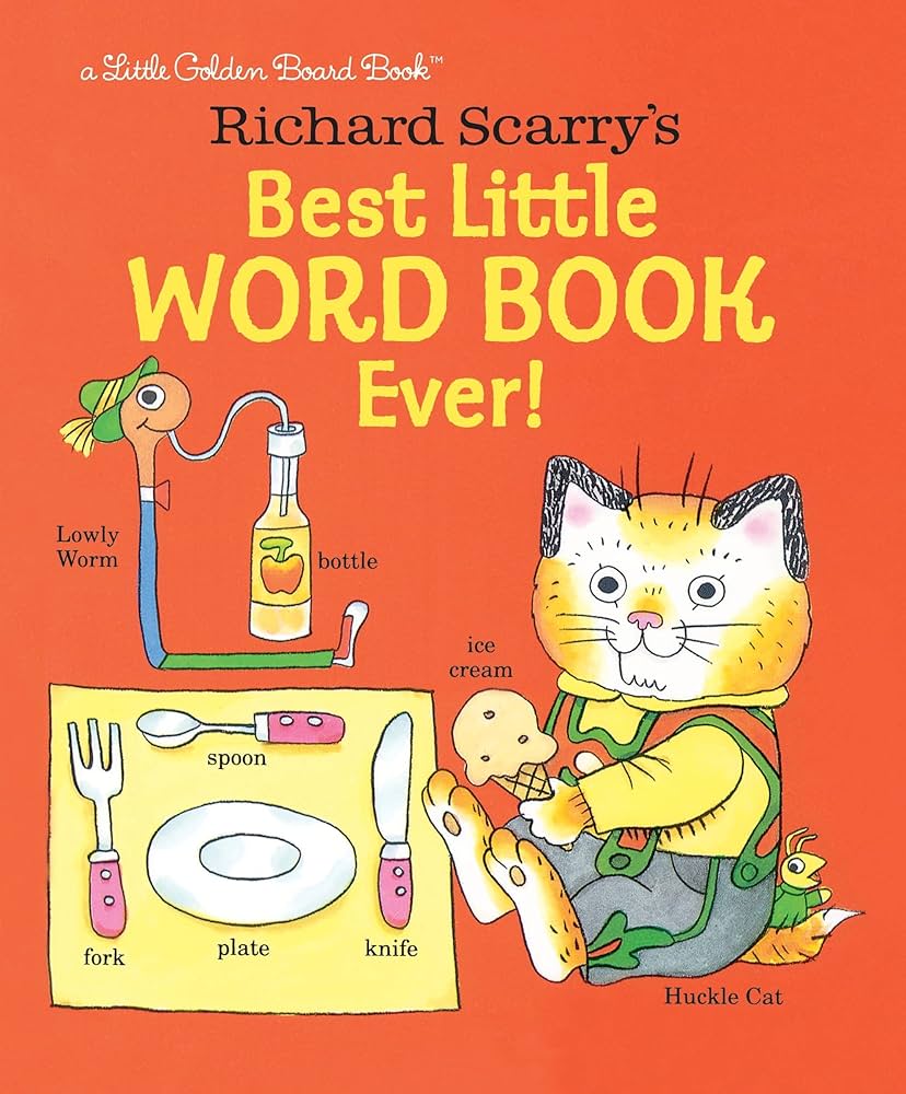 Richard Scarry's Best Little Word Book Ever! (Little Golden Board