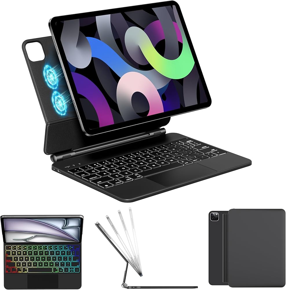 Amazon.co.jp: HOU iPad Air 第5世代&第4世代キーボードケース iPad