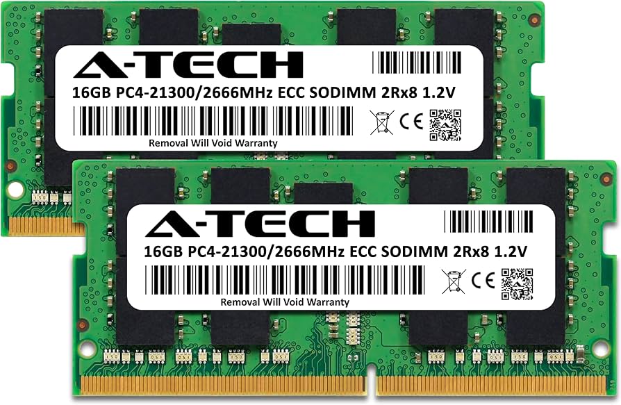 A-Tech 32GB Kit (2x16GB) RAM for Synology RackStation RS822+ NAS