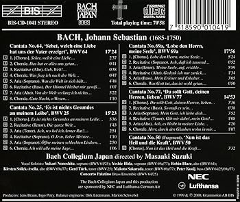 Amazon.co.jp: Bach:Cantatas Vol.13 (J・S・バッハ：カンタータ全集