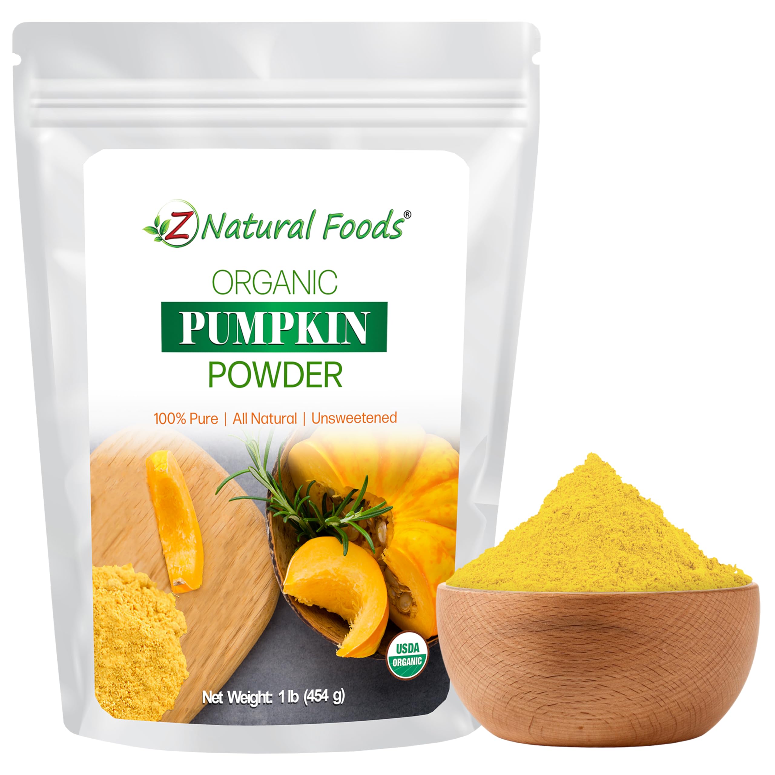 Amazon.com : Z Natural Foods Organic Pumpkin Powder - Pure