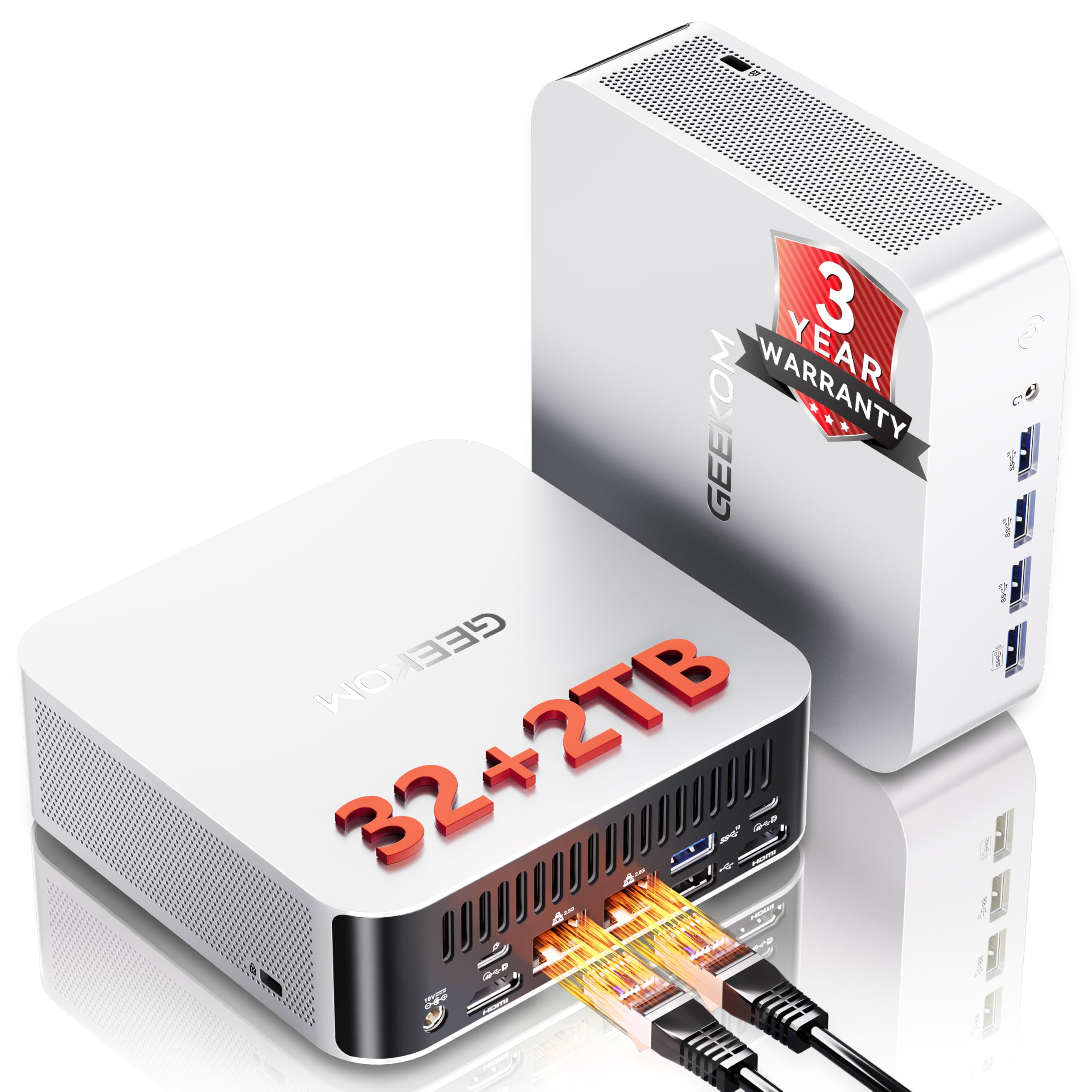 Amazon.com: GEEKOM A8 Max Tower Computers with AMD Ryzen 9 8945HS