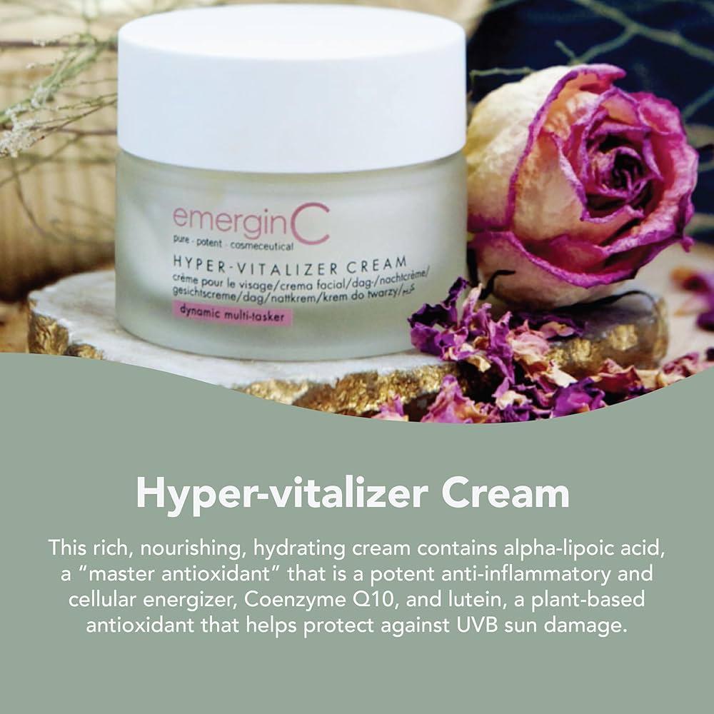 Amazon.com: emerginC Hyper-Vitalizer Cream - Antioxidant Facial