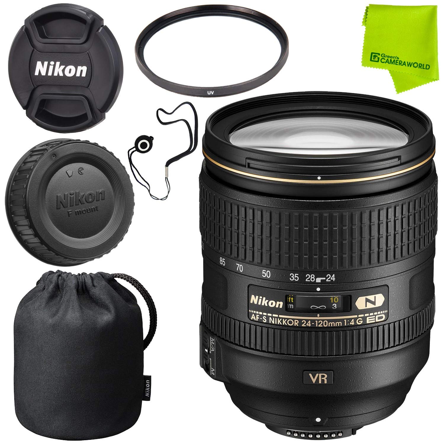 Amazon.com : Nikon AF-S NIKKOR 24-120mm f/4G ED VR Lens Base