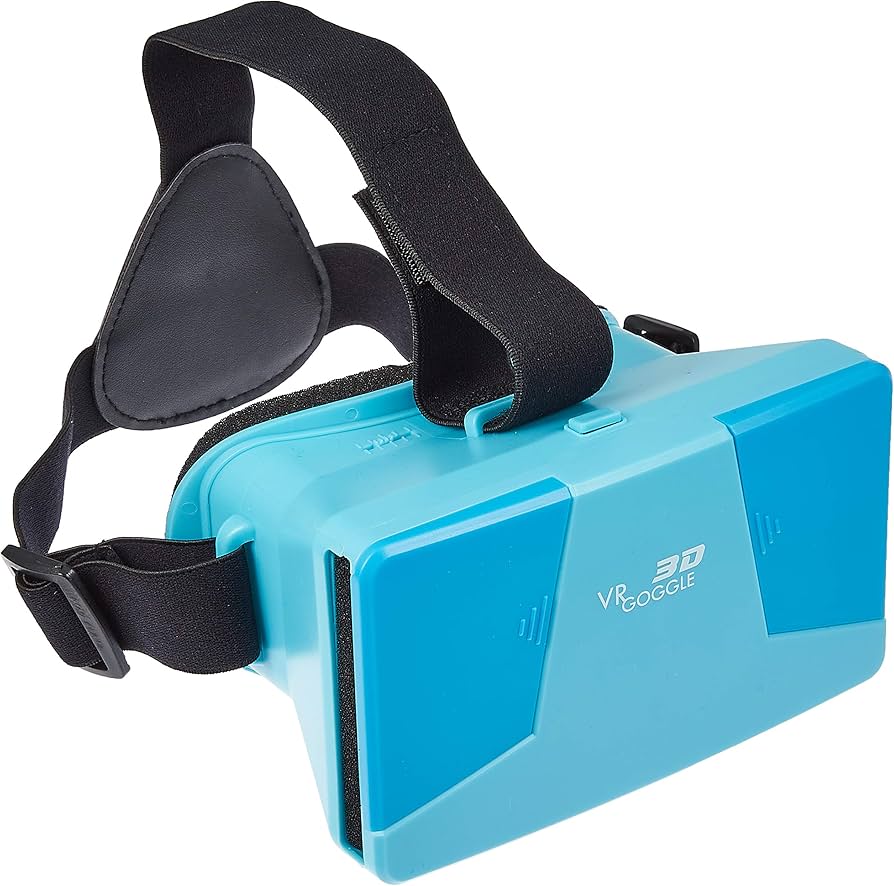 Amazon | 3D VR GOGGE バーチャルリアリティゴーグル ブルー VR GOGGLE