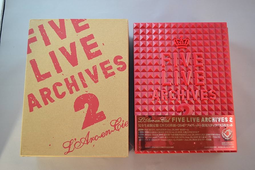 Amazon.co.jp: FIVE LIVE ARCHIVES 2 [DVD] : L'Arc~en~Ciel: DVD
