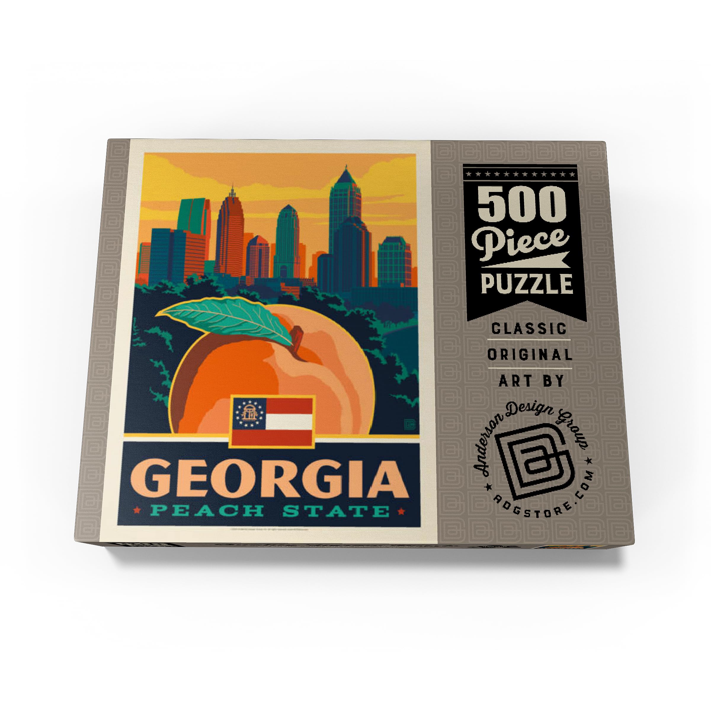 Amazon.com: MyPuzzle Georgia: Peach State - Premium 500 Piece