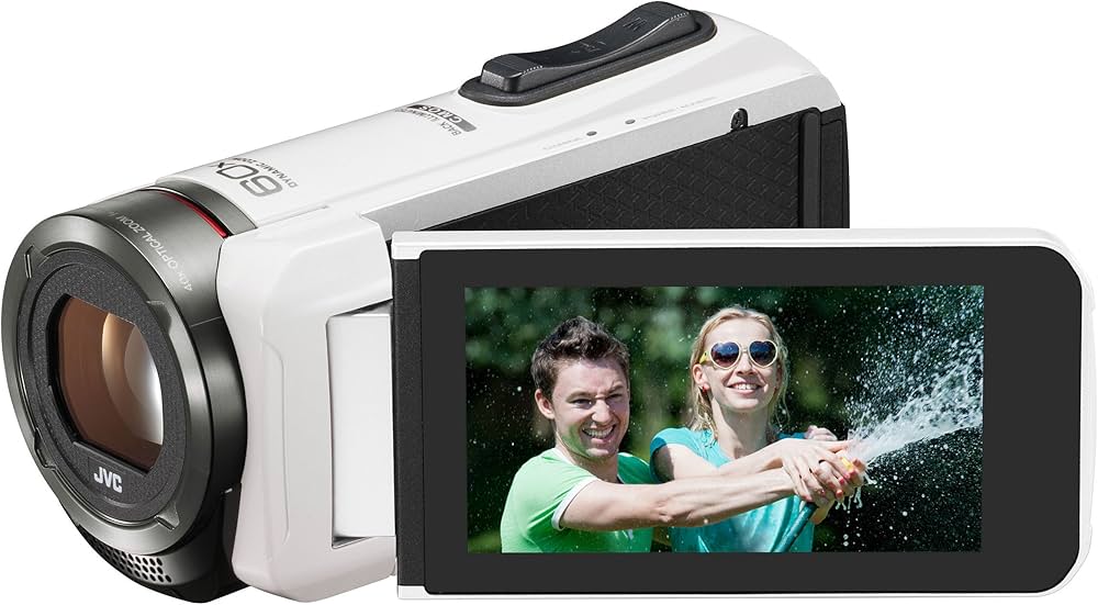 JVC GZ-R315 Everio Quad Proof Full HD Camcorder - White (40x Zoom