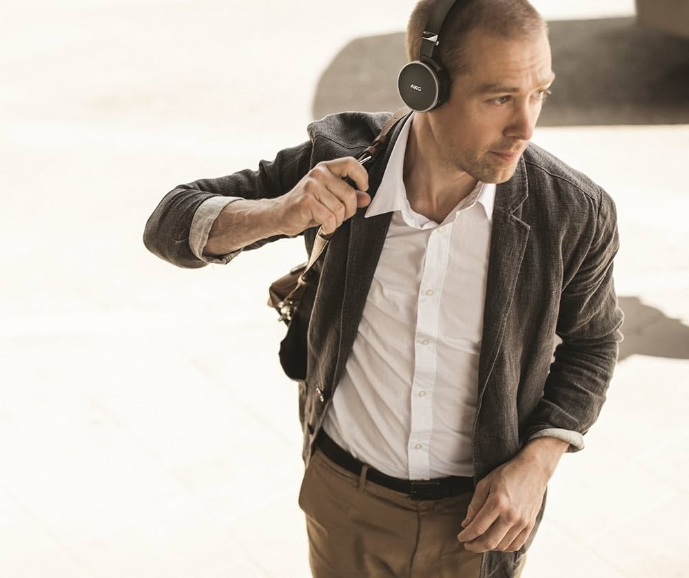 AKG N60NC Foldable Active Noice Cancelling On-Ear Headphones