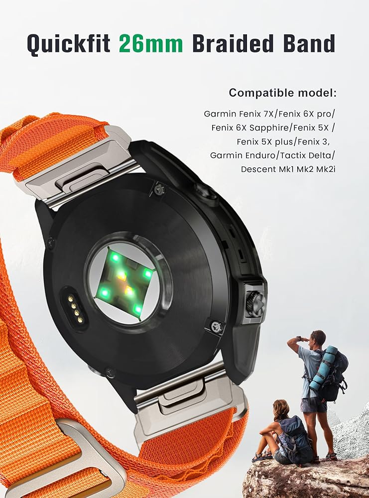 Amazon.com: Alpine Quickfit-Band for Garmin Fenix 8 51MM/7X/6X Pro