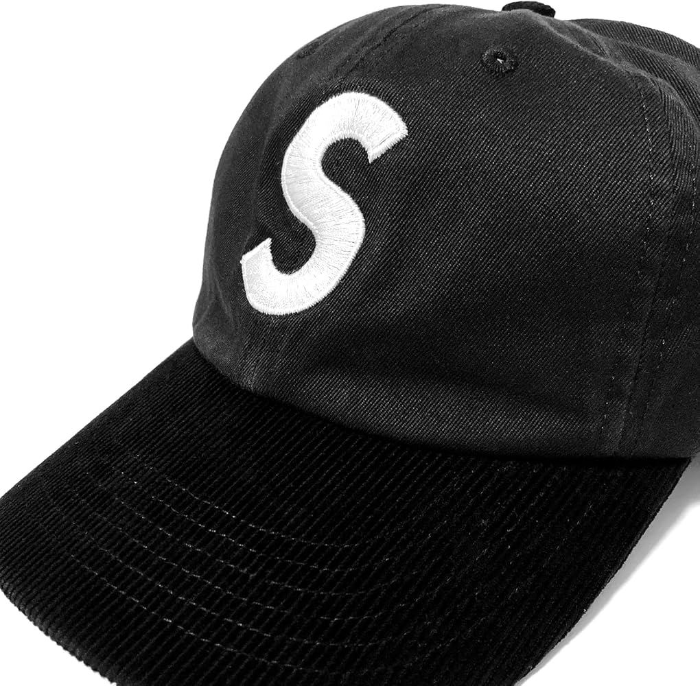 Amazon | [シュプリーム] メンズ 2トーンSロゴ6パネルキャップ