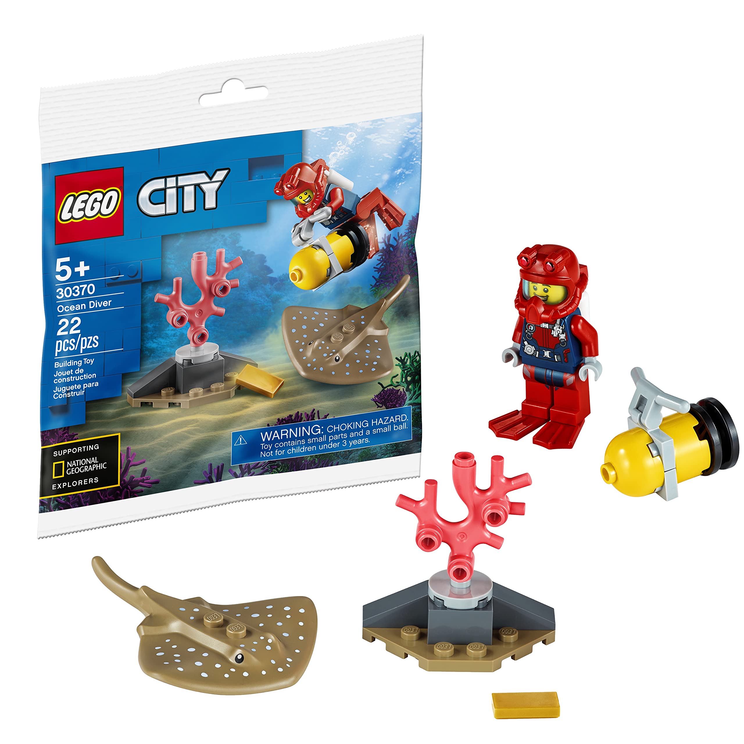 LEGO City: Ocean Diver Poly Set 30370, Building Sets - Amazon Canada