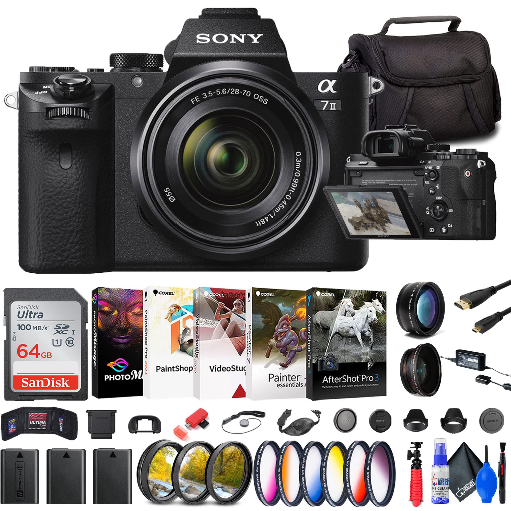 Amazon.com : Sony a7 II Mirrorless Camera with 28-70mm Lens