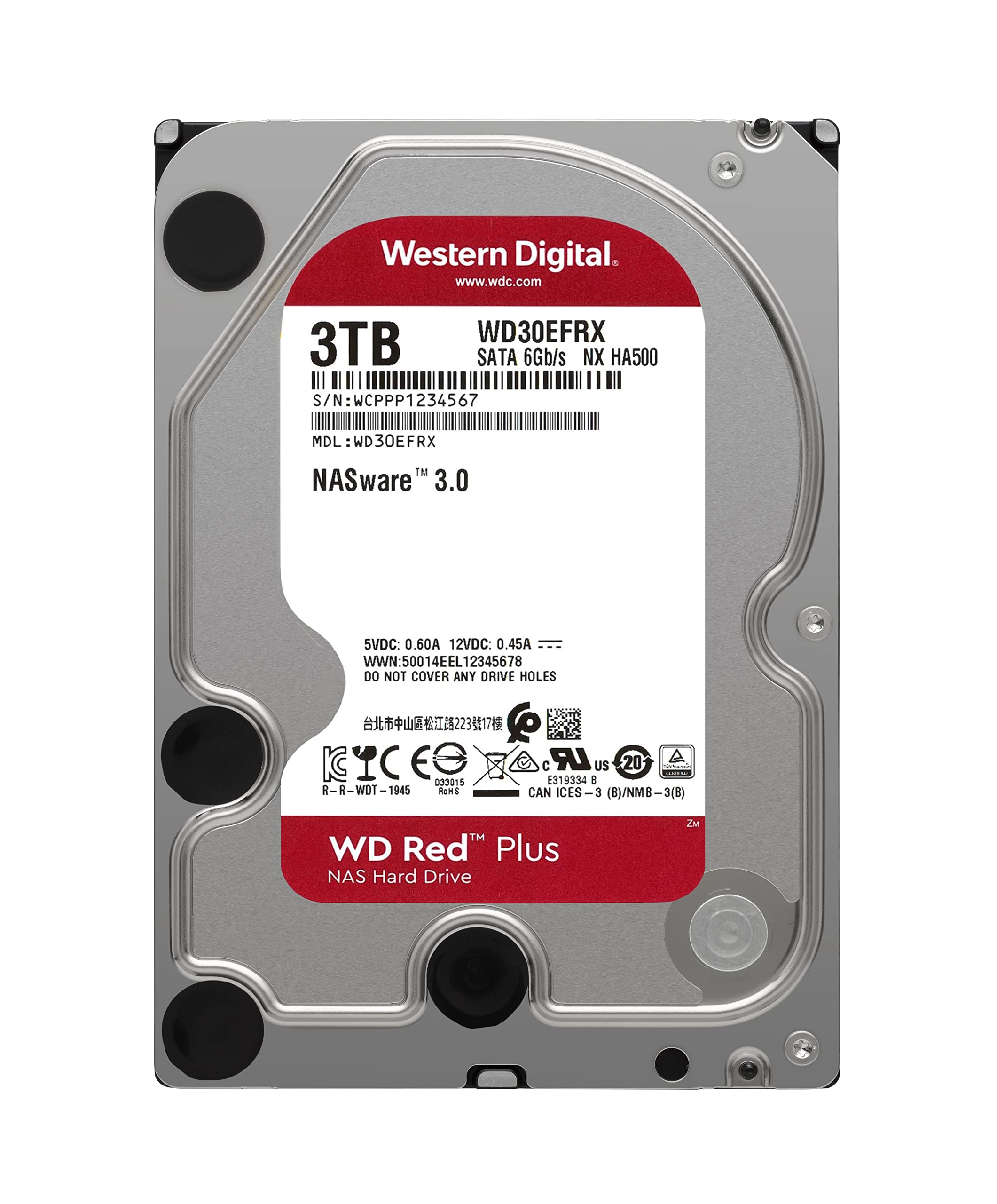 Amazon | WD Red 3TB for NAS 3.5-inch Desktop Hard Drive - OEM