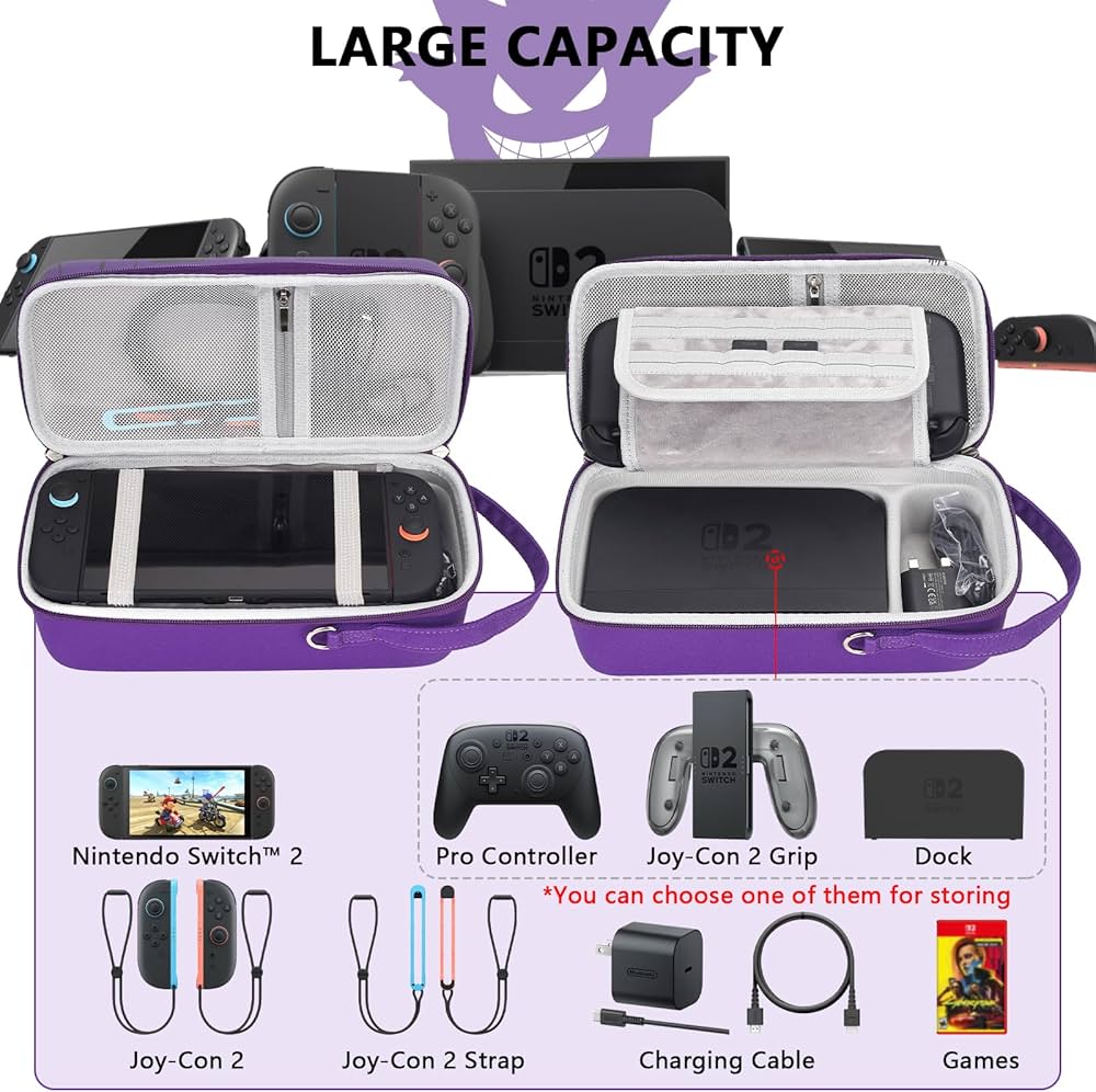 Amazon.com: Dronside Carrying Case for Nintendo Switch 2 - Stylish