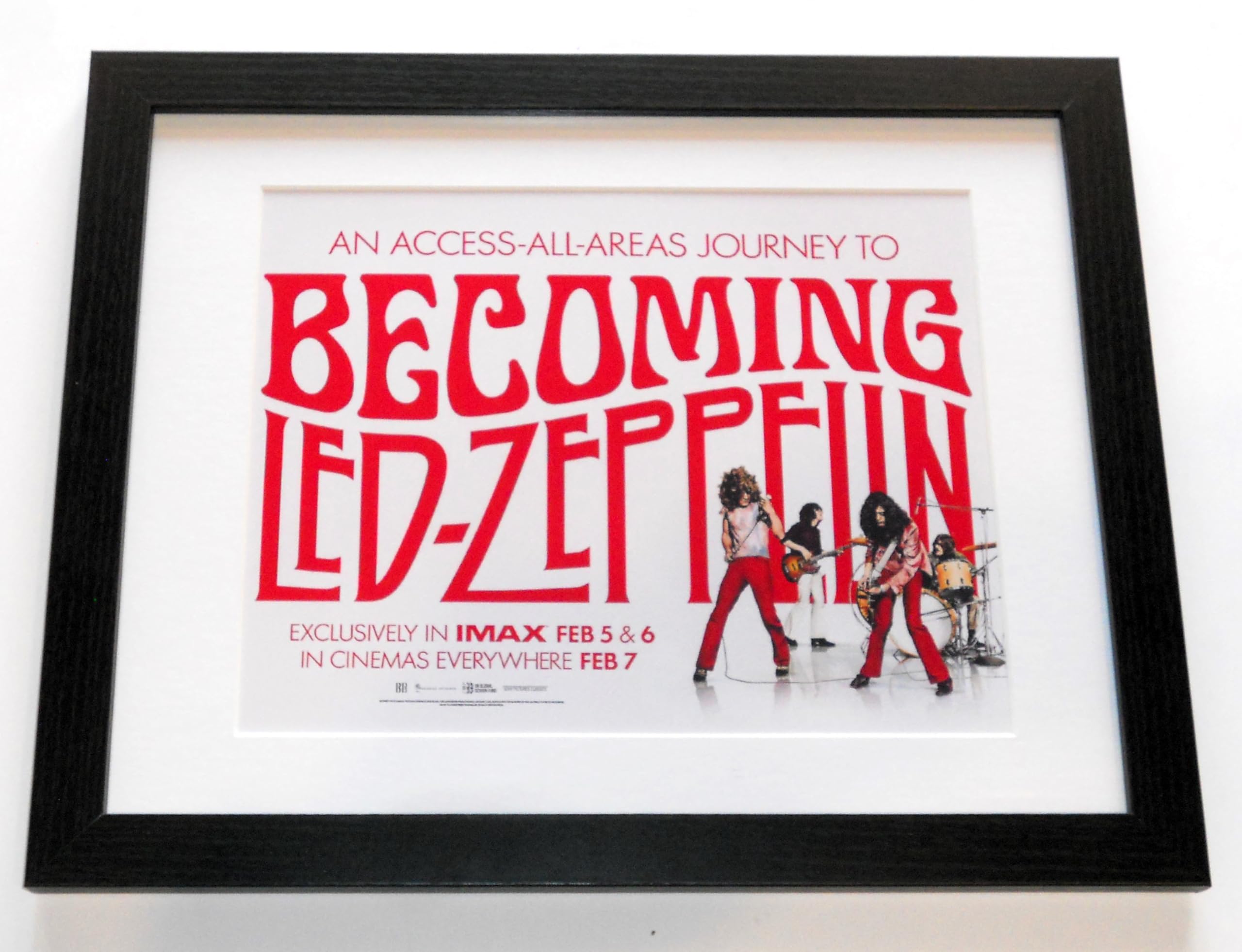 Amazon.com: Framed IMAX Becoming Led Zeppelin 2025 Poster 23